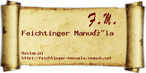 Feichtinger Manuéla névjegykártya